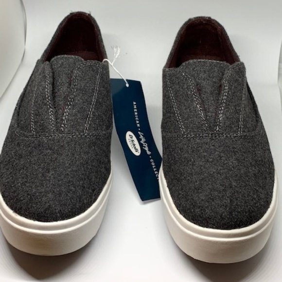 Dr. Scholl's Shoes - Dr Scholl's Grey Flannel "BREY" Sneakers- NEW 8.5M